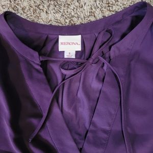 Purple sleeveless tunic